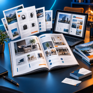 Création de catalogue professionnel PDF – Jusqu’à 50 pages